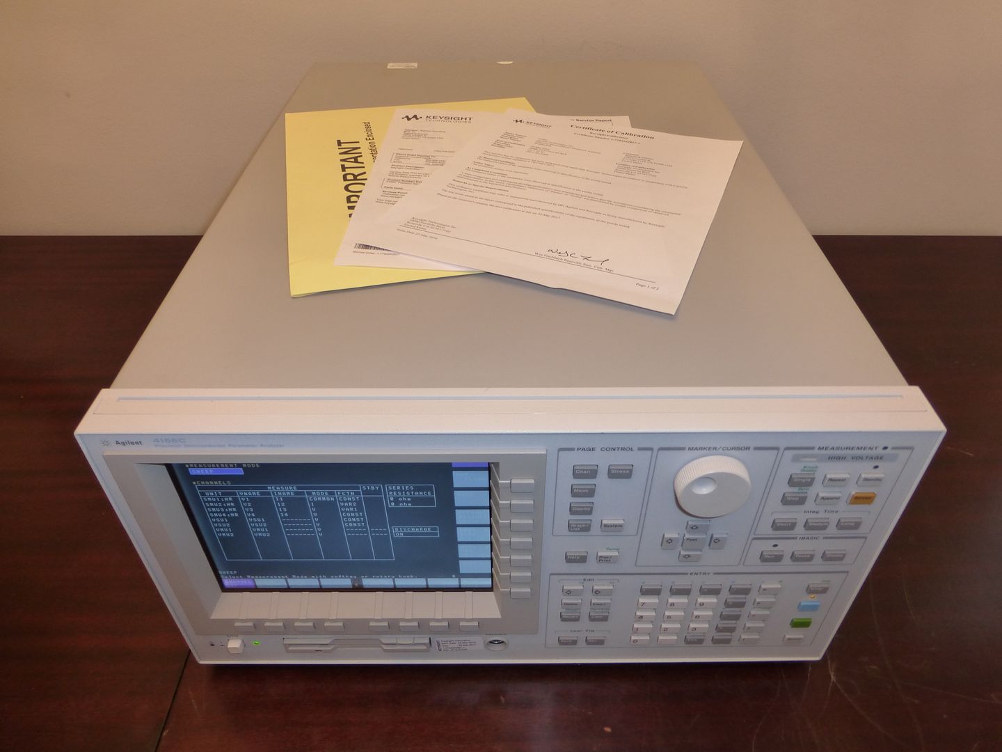 Keysight / Agilent 4156C Precision Semiconductor Parameter Analyzer